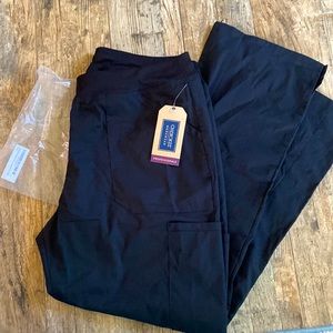 Cherokee womens scrub pants black